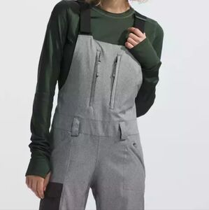 The North Face Freedom ski bib womens gray small